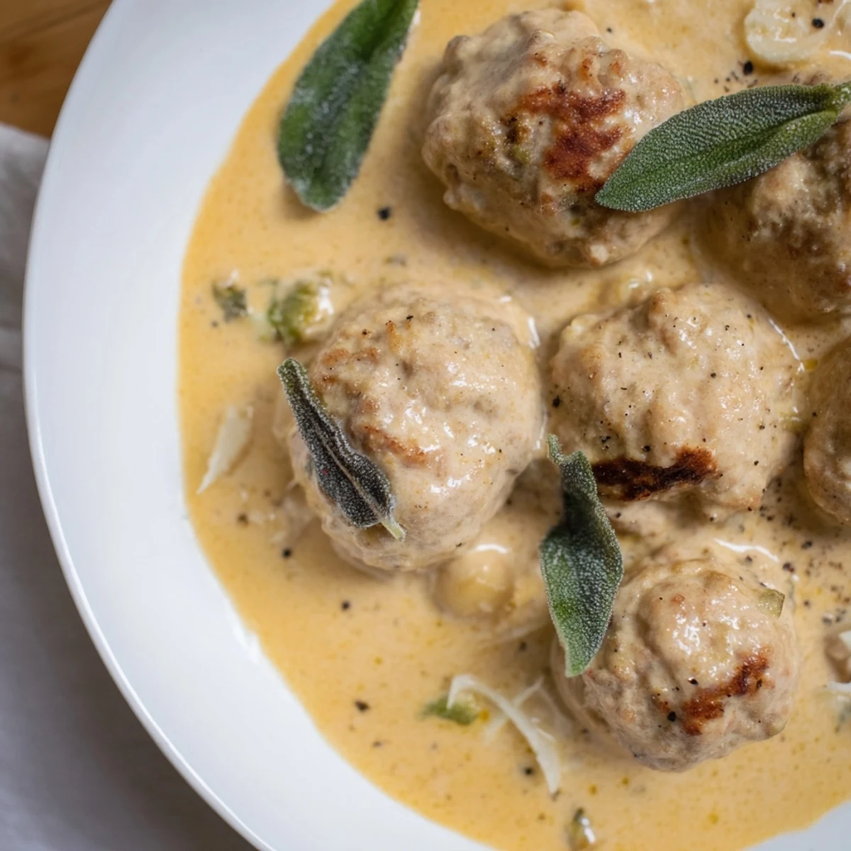 Turkey Meatballs Pumpkin Sauce