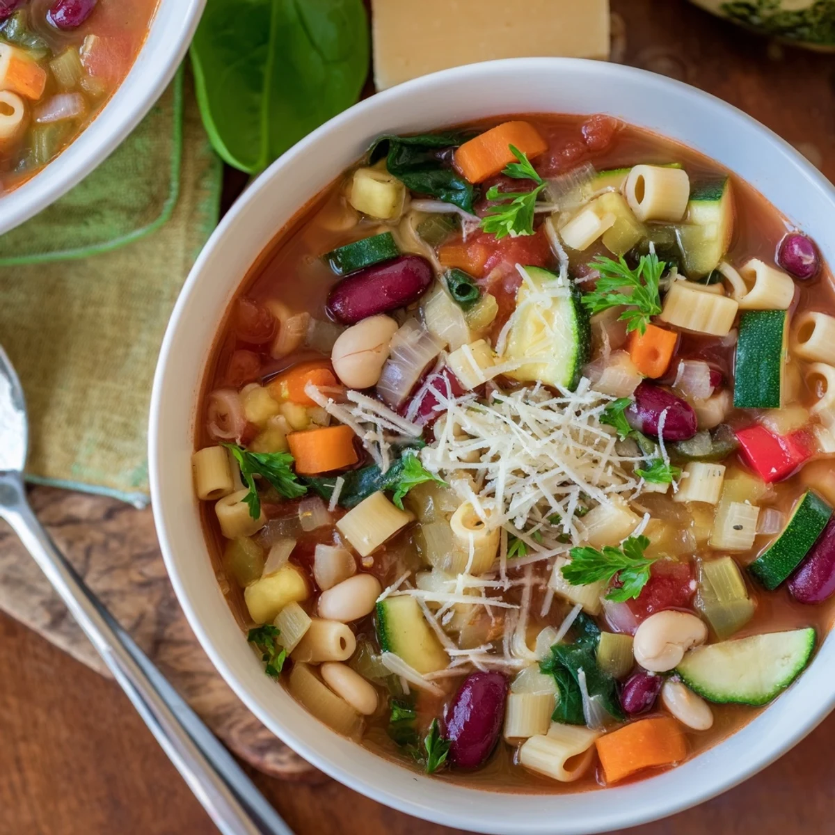 Veggie Minestrone Christmas Pasta