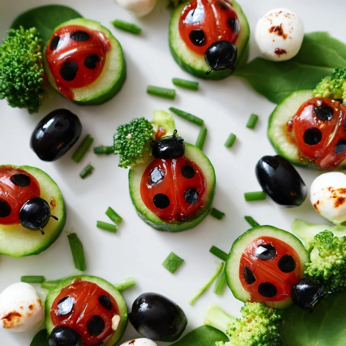 Ladybug Garden Platter