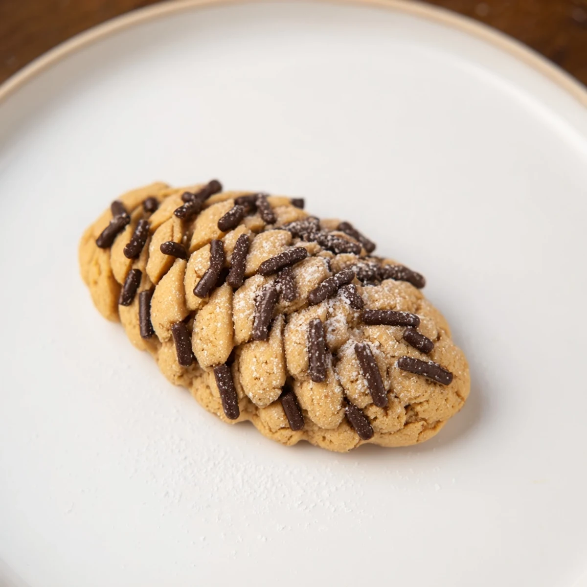 Pinecone Shaped Peanut Butter