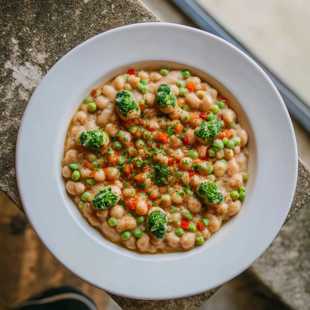 White Bean Dip Olive Penguins