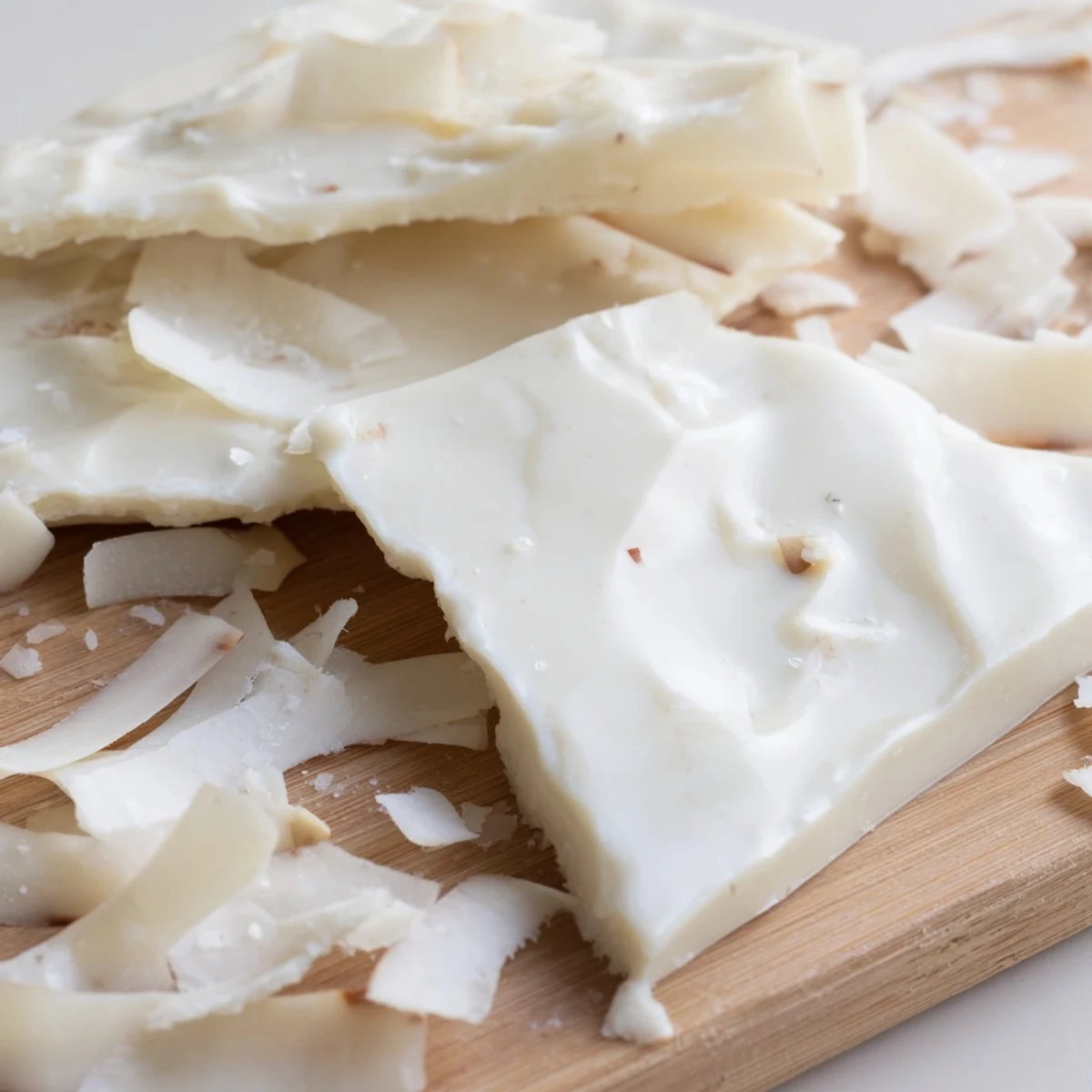 Thin white chocolate ice sheets and savory parmesan shards create this stunning and minimalist Arctic Tundra course.