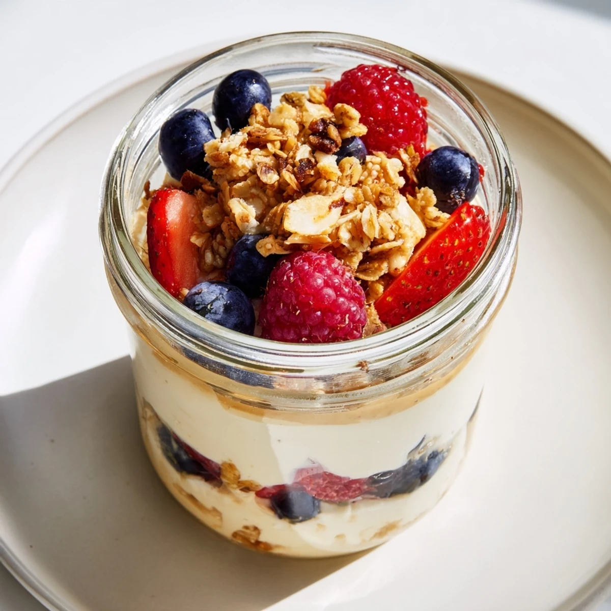 Cashew Butter Yogurt Parfait
