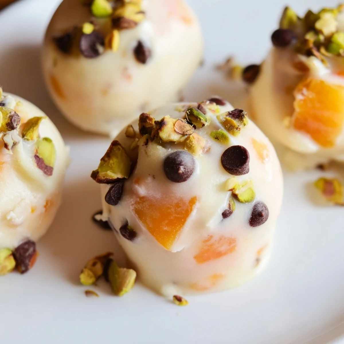 Sweet, frozen peach yogurt bites, sprinkled with nuts, promise a delightful, easy summer dessert option.