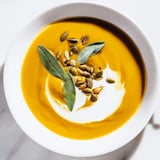 Velvety butternut squash soup