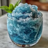 Blue Raspberry Lemonade Slushie