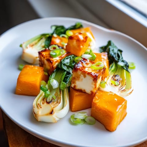 Miso-Glazed Tofu Squash