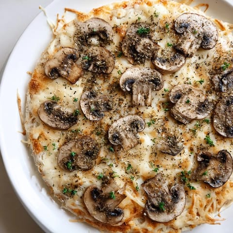 Frozen Pizza with Mushrooms