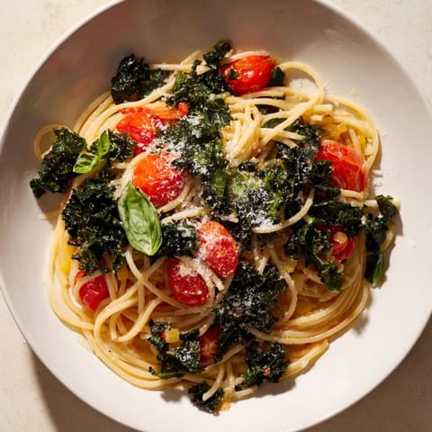 One-Pot Spaghetti with Kale