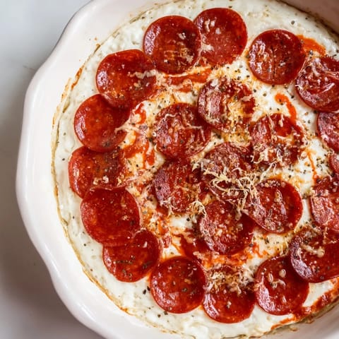 Creamy Pepperoni Pizza Dip