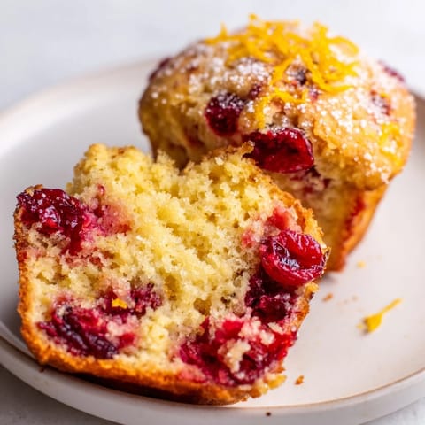 Quick Cranberry Orange Muffins