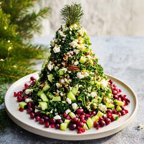 Cranberry Feta Tree Salad