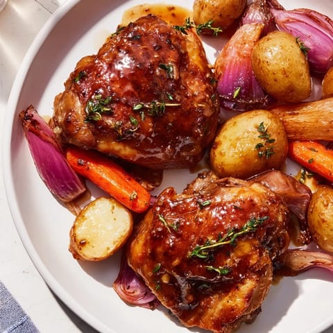 Maple Dijon Chicken Thighs