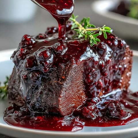 Black Currant Reduction Sauce