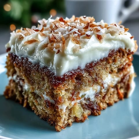 Christmas Hawaiian Carrot Cake