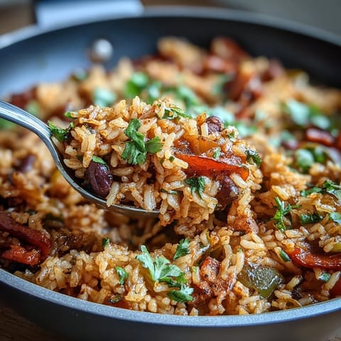 One-Pan Vegan Fajita Rice