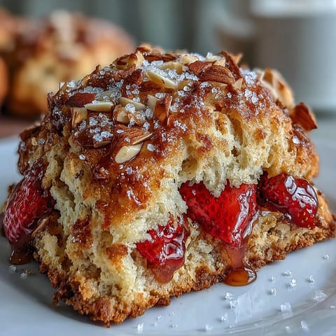 Strawberry Brown Butter Scones