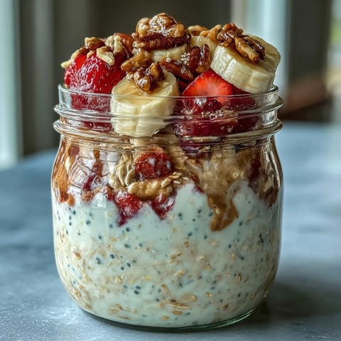 Strawberry Banana Oats Chia