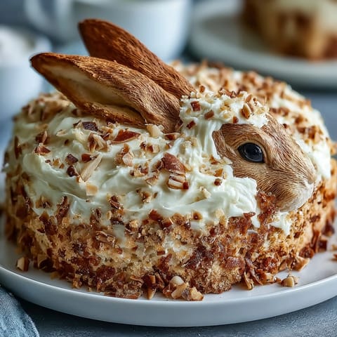 Sparkle Easter Bunny Cake