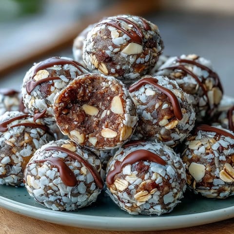Wholesome energy balls featuring oats, chocolate chips, and peanut butter, perfect for fueling up before or after a soccer game.  