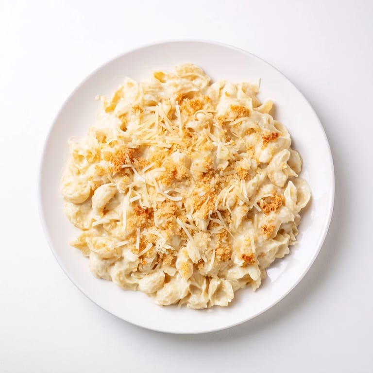 A comforting baked dish of Old-Fashioned Mac & Cheese, with a creamy cheese sauce and family-favorite appeal.