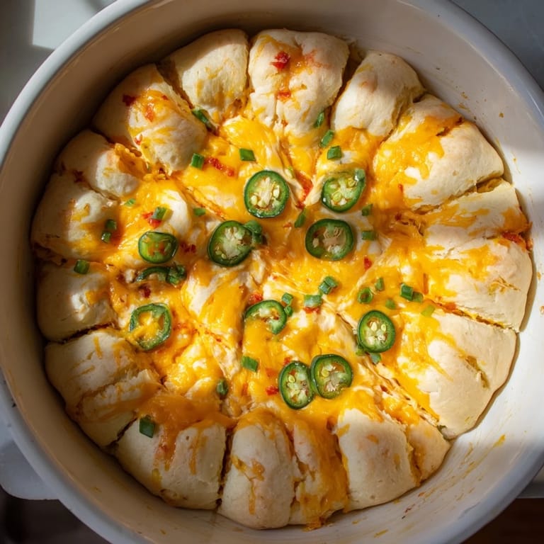 Melted pimento cheese oozing from the slices of this spicy Pimento Cheese & Jalapeño Pull-Apart Grilled Cheese.