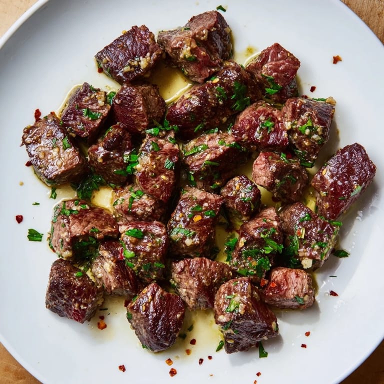 Imagine the savory Garlic Butter Steak Bites: juicy steak bathed in a golden, garlicky butter sauce.