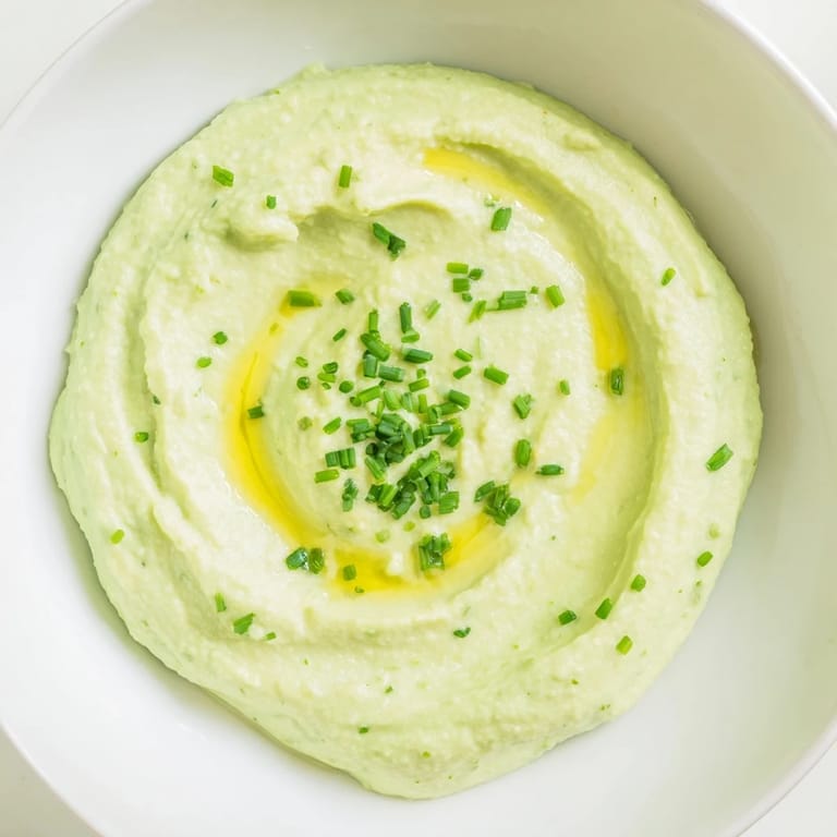 Smooth Avocado Cottage Cheese Dip, boasting a luscious texture perfect for a healthy and delicious snack.