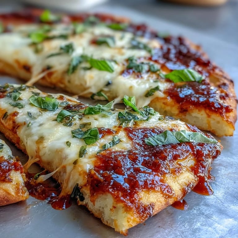 Freshly baked Garlic Naan Margherita Pizzas on a tray, drizzled with olive oil and aromatic garlic butter.
