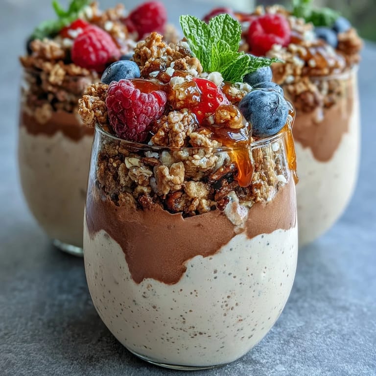 Fresh berry yogurt parfait bar with a variety of crunchy and sweet toppings, perfect for celebrating Mothers Day with loved ones.