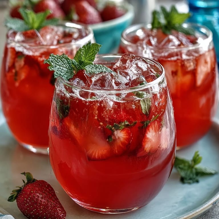 Refreshing spring cocktails-inspired pink lemonade punch, bursting with berry and citrus flavors, served chilled with mint.