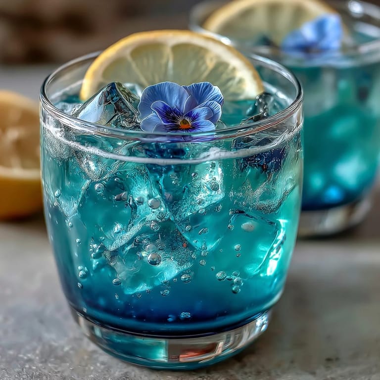 Refreshing butterfly pea flower lemonade, visually mesmerizing and easy to make.